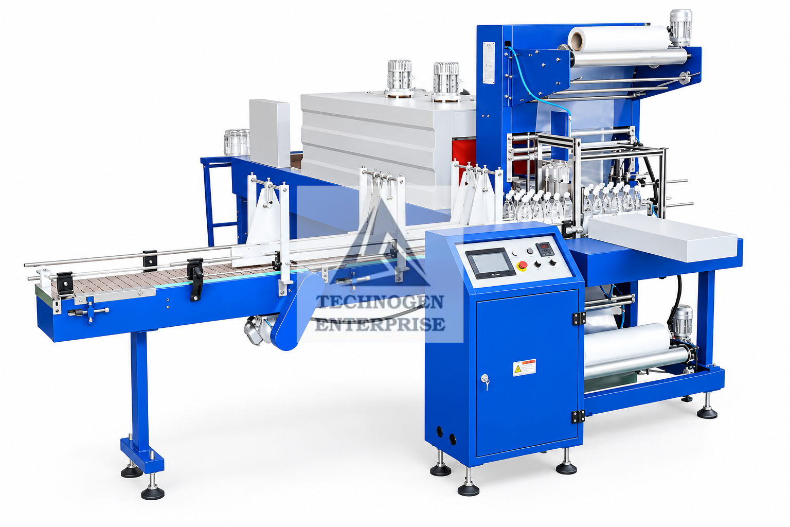 Shrink Wrapping Machines & tunnel | Technogen Enterprise Automatic shrink wrapping machine by Technogen Enterprise