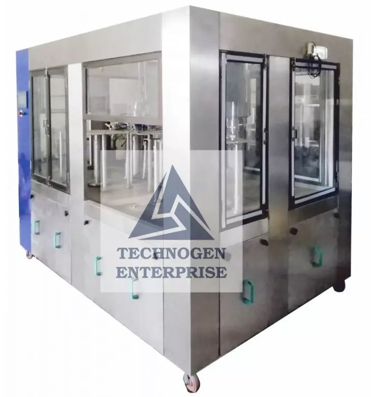 Water Bottling Machine | Technogen Enterprise Rinsing filling capping RFC water bottle machine by Technogen Enterprise