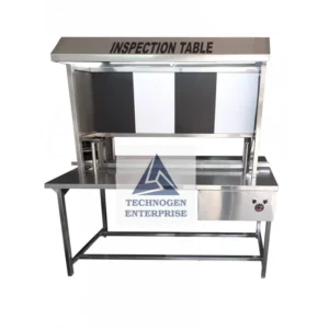 Manual Vial And Bottle Inspection Conveyor