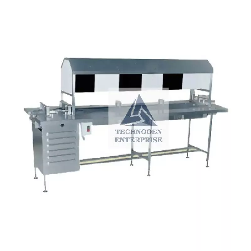 Manual Vial And Bottle Inspection Conveyor - Image 2